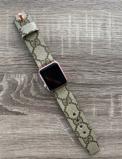 repurposed gucci apple watch band.